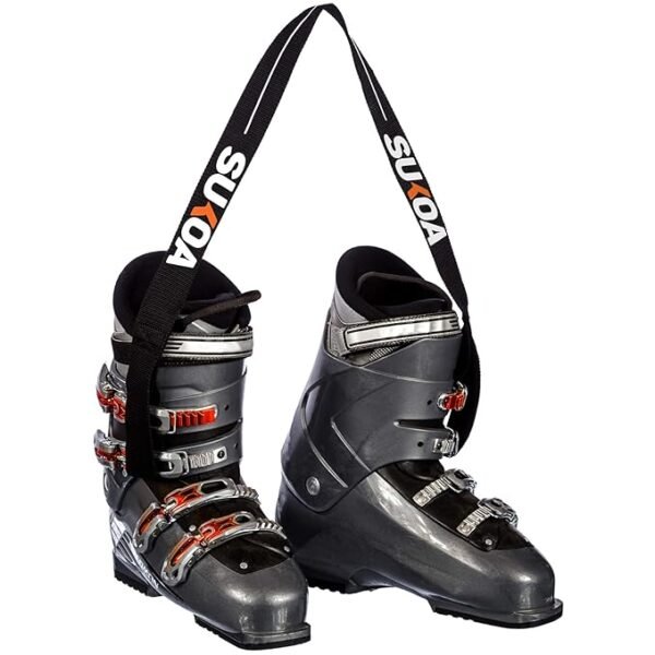 Snowboard Boot Carrier Strap - Men & Women - Shoulder Sling Tote Leash Also for Ice Skates & Rollerblades - Equipment Accessories for Bag, Kit and Gear Pack